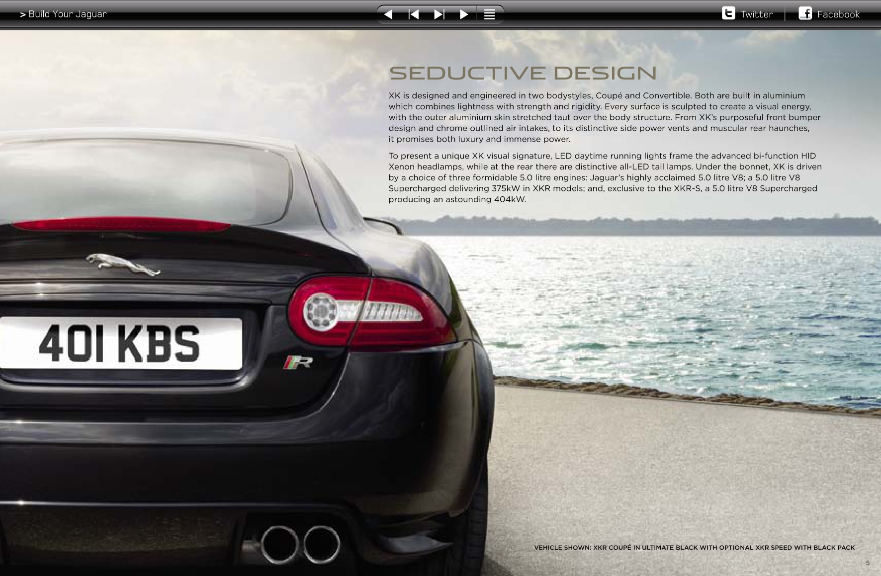 2013 Jaguar XK Brochure Page 22
